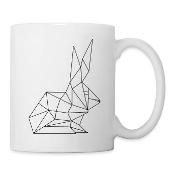 Easter Bunny Polygon - Mug - white - Right