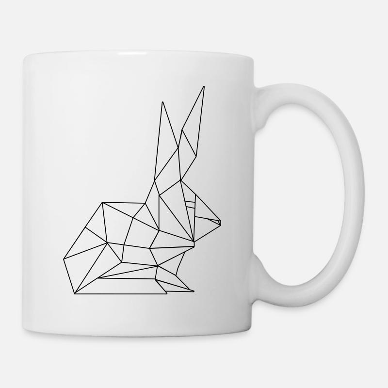 Easter Bunny Polygon - Mug - white