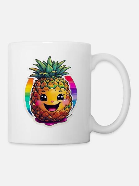 Mode & plus « Ananas » 🍍 - Mug blanc - blanc