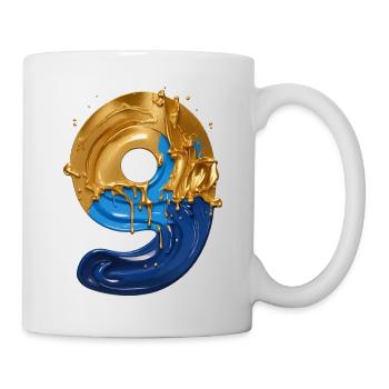 NO. 9 NUMBER 9 COOL 9TH BIRTHDAY - Mug - white - Right