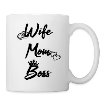 Femme Maman Femme Maman Patron Fête des Mères Cadeau de Fête du Patron - Mug blanc - blanc - Droite