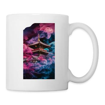 Awesome Temple in the Clouds - Mug - white - Right