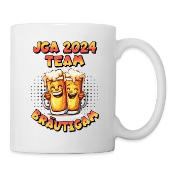 Bachelor Party 2024 Team Groom Beer Alcohol Booze Funny - Mug - white - Right