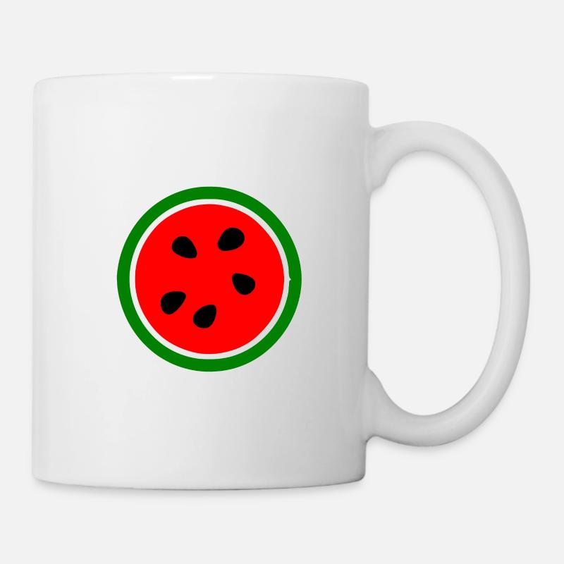 Free palestine watermelon melon - Mug - white
