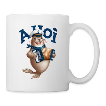 Ahoy seal - Mug - white - Right