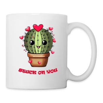 Kaktus Love Stuck on you - Mug blanc - blanc - Droite