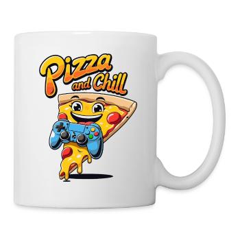 Conception de jeux de pizza et de détente - Mug blanc - blanc - Droite