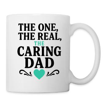 Caring Dad das Original Vatertag - Tasse - Weiß - Rechts