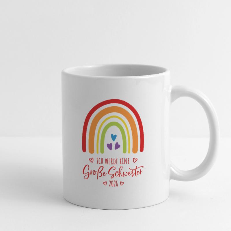 Ich werde eine große Schwester 2026 Tasse