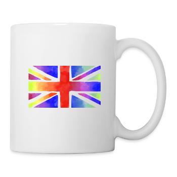 union jack großbritannien england flagge - Tasse - Weiß - Rechts