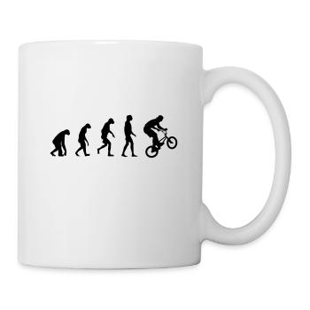 Evolution of BMX - Mug blanc - blanc - Droite