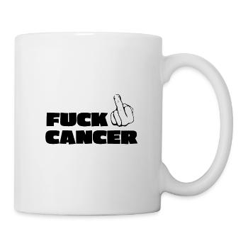Fuck Cancer - Mug blanc - blanc - Droite