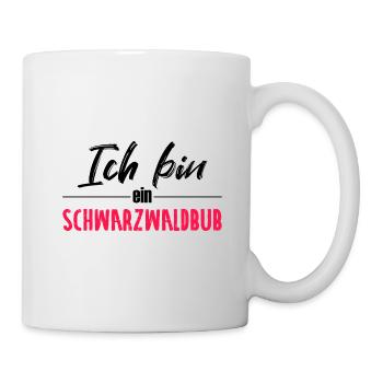 Schwarzwaldbub echter Schwarzwälder - Tasse - Weiß - Rechts