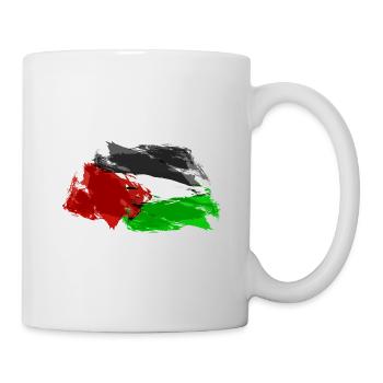 flag of Palestine - Tasse - Weiß - Rechts