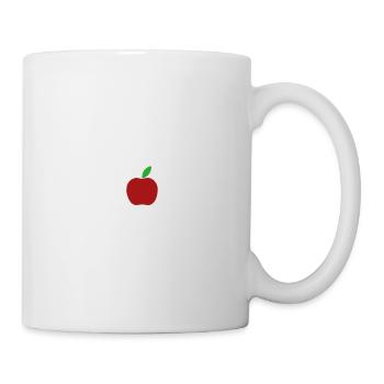 Pomme - Mug blanc - blanc - Droite
