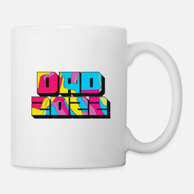 Papa 2022 - Geschenk zur Vaterschaft - Tasse - Weiß