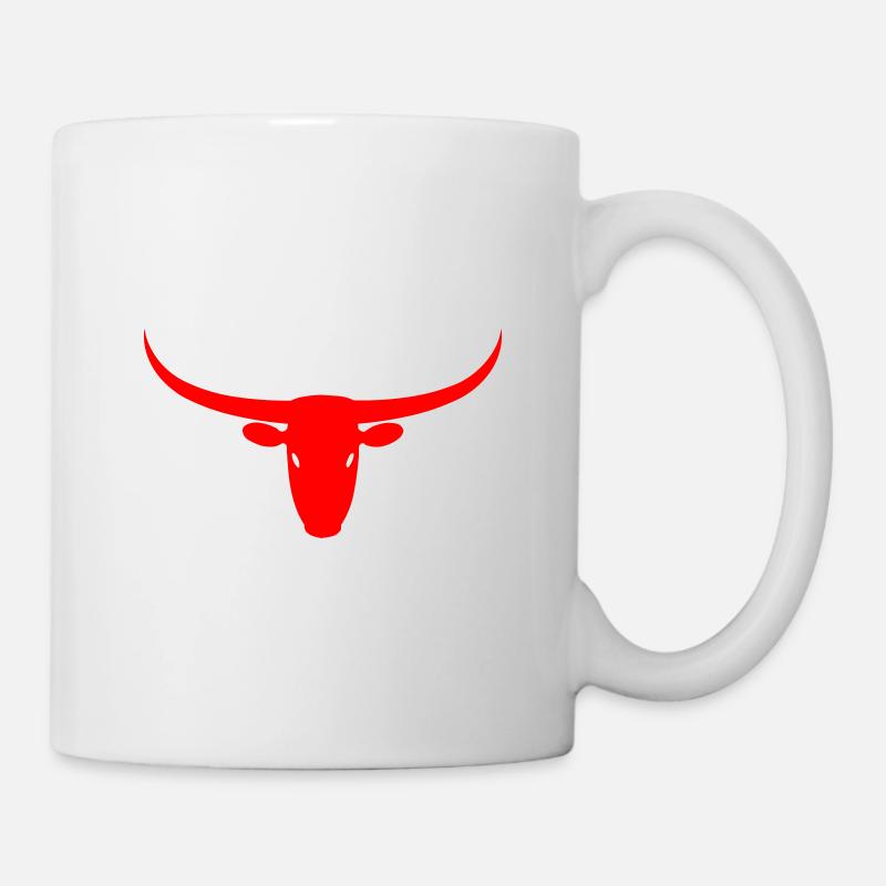 Stier - Tasse - Weiß