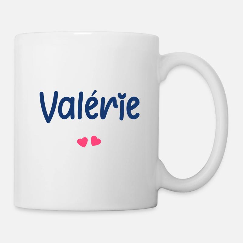 Valérie - Mug blanc - blanc