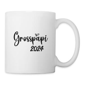 Grosspapi 2024 Befördert zum Grosspapi Opa Schweiz - Tasse - Weiß - Rechts