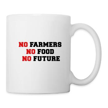 No Farmers No Food No Future - Mug - white - Right