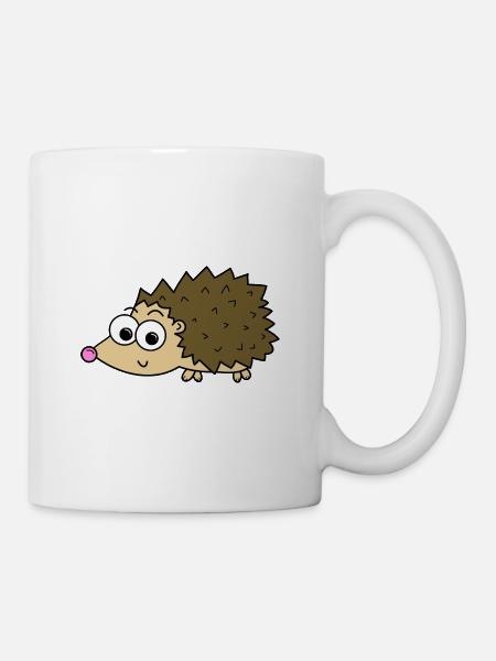 Igel - Tasse - Weiß