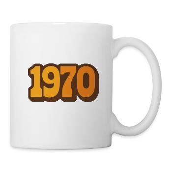 1970 – L’Essence Rétro Vintage - Mug blanc - blanc - Droite