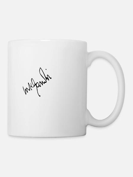 Mahatma Gandhi - Tasse - Weiß