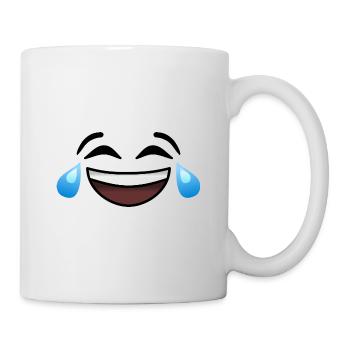 Les larmes de rire - Mug blanc - blanc - Droite
