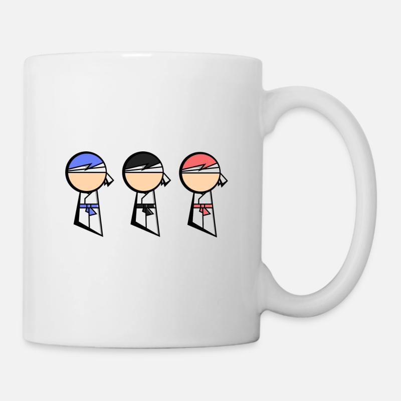 Karaté Kung Fu Judo Arts Martiaux Cadeau - Mug blanc - blanc