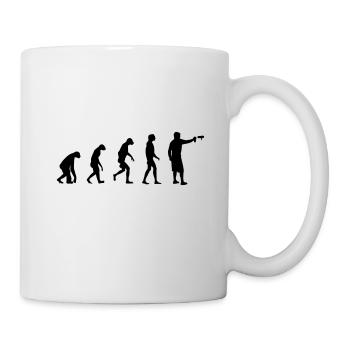 Evolution of Graffiti/ Streetart / Bombing - Tasse - Weiß - Rechts