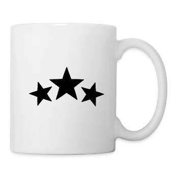 Choose your design color! Symbol Star Logo Muster - Tasse - Weiß - Rechts