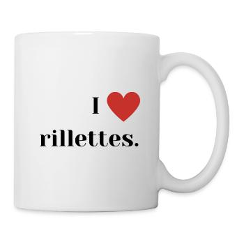 I love rillettes - Mug - white - Right