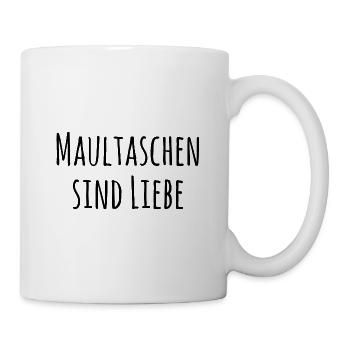 Maultaschen sind Liebe - Tasse - Weiß - Rechts