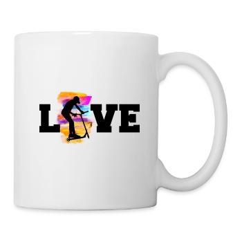 Freestyle-Roller - Tasse - Weiß - Rechts