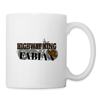 Motorway König Fabian - Motorcycle - Mug - white - Right