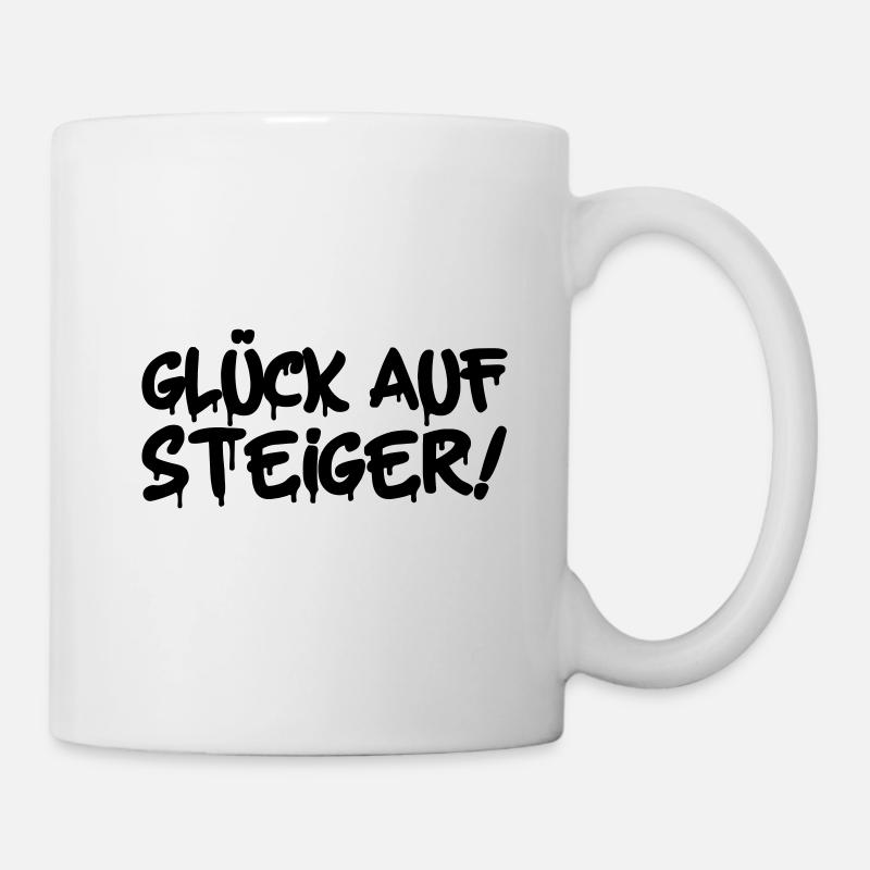 Glück auf Steiger - Tasse - Weiß