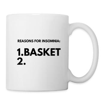Gift basketball basketball funny sport passion - Mug - white - Right
