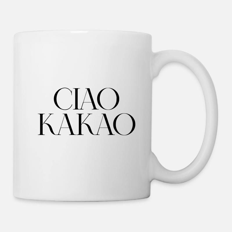 Ciao Kakao - Tasse - Weiß
