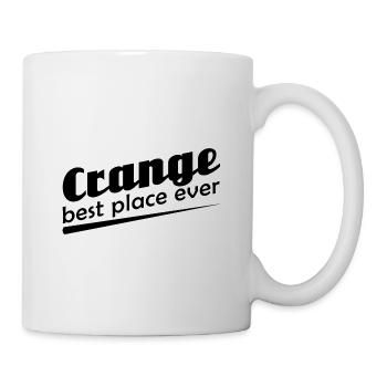 Crange - Stadt best place ever - Tasse - Weiß - Rechts