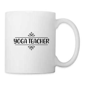 Professeur de Yoga Cadeau Namaste Méditation École de Yoga - Mug blanc - blanc - Droite