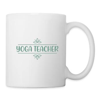 Professeur de Yoga Cadeau Namaste Méditation École de Yoga - Mug blanc - blanc - Droite