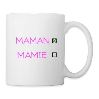 Maman Mamie - Mug blanc - blanc - Droite