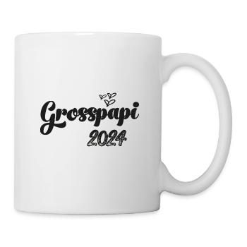 Grosspapi 2024 Befördert zum Grosspapi Opa Schweiz - Tasse - Weiß - Rechts