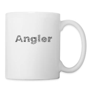 Leidenschaftliches Angeln - Tasse - Weiß - Rechts