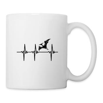 Heartbeat Dinosaur Pterosaur Dino Pteranodon - Mug - white - Right
