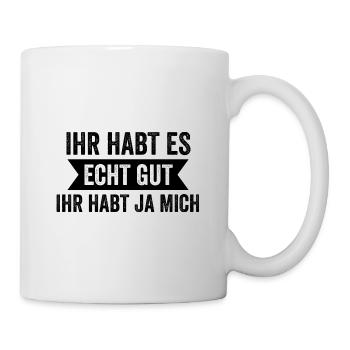 Tu l’as vraiment bien, tu m’as - Mug blanc - blanc - Droite