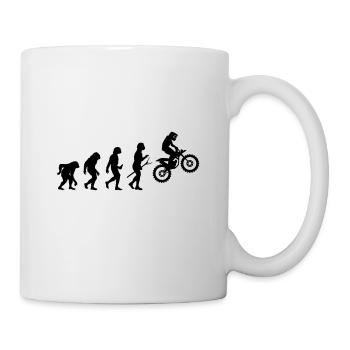 Motocross Evolution - Tasse - Weiß - Rechts