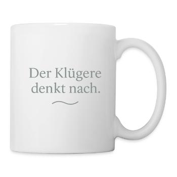 The smarter one thinks - Mug - white - Right