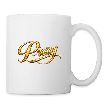 NOUVEAU -- Priez toujours. - Mug blanc - blanc - Droite