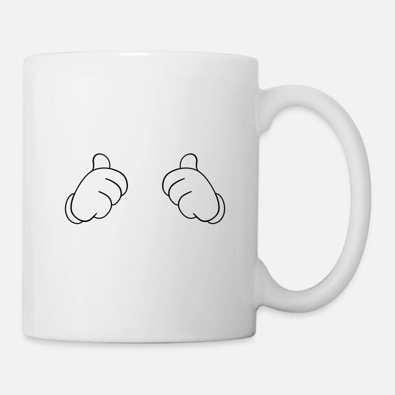 Thumbs - Mug blanc - blanc